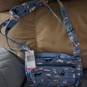 Vera Bradley RFID Little Hipster Cats Meow